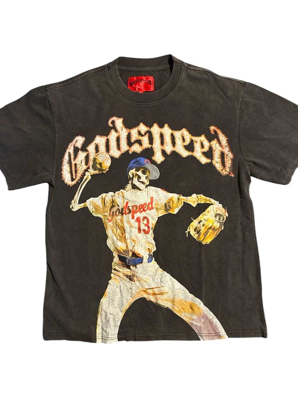 Godspeed Strike Out T-shirt  Short Sleeve Size S